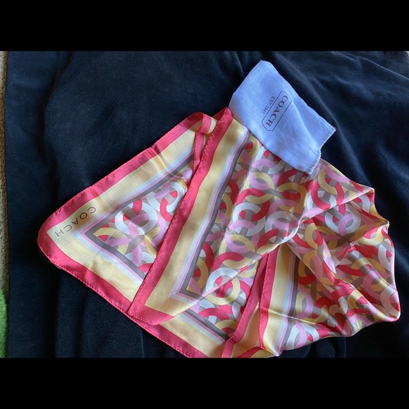Coach Accessories - Beautiful Silk Coach Scarf